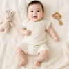 Baby Super Soft Pima Cotton Side-snap Tee - Beige