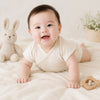 Baby Super Soft Pima Cotton Side-snap Tee - Beige