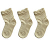 Super Soft Thin Organic Color Cotton Socks (3 Pack) - detail view