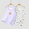 Toddler Girls' 2pk Basic Tank Tops, Soft Sleeveless Summer Tops for Kids