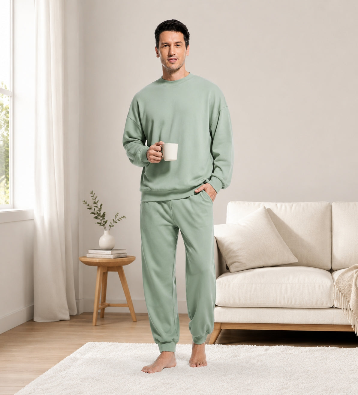 Men’s Cozy Lounge Hoodie & Sweatpants Set