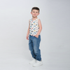 Boys'  TENCEL™  Modal Summer Tank Top - Little Car