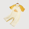Little Plant Super Soft TENCEL Modal & Organic Cotton Romper- Yellow - back view