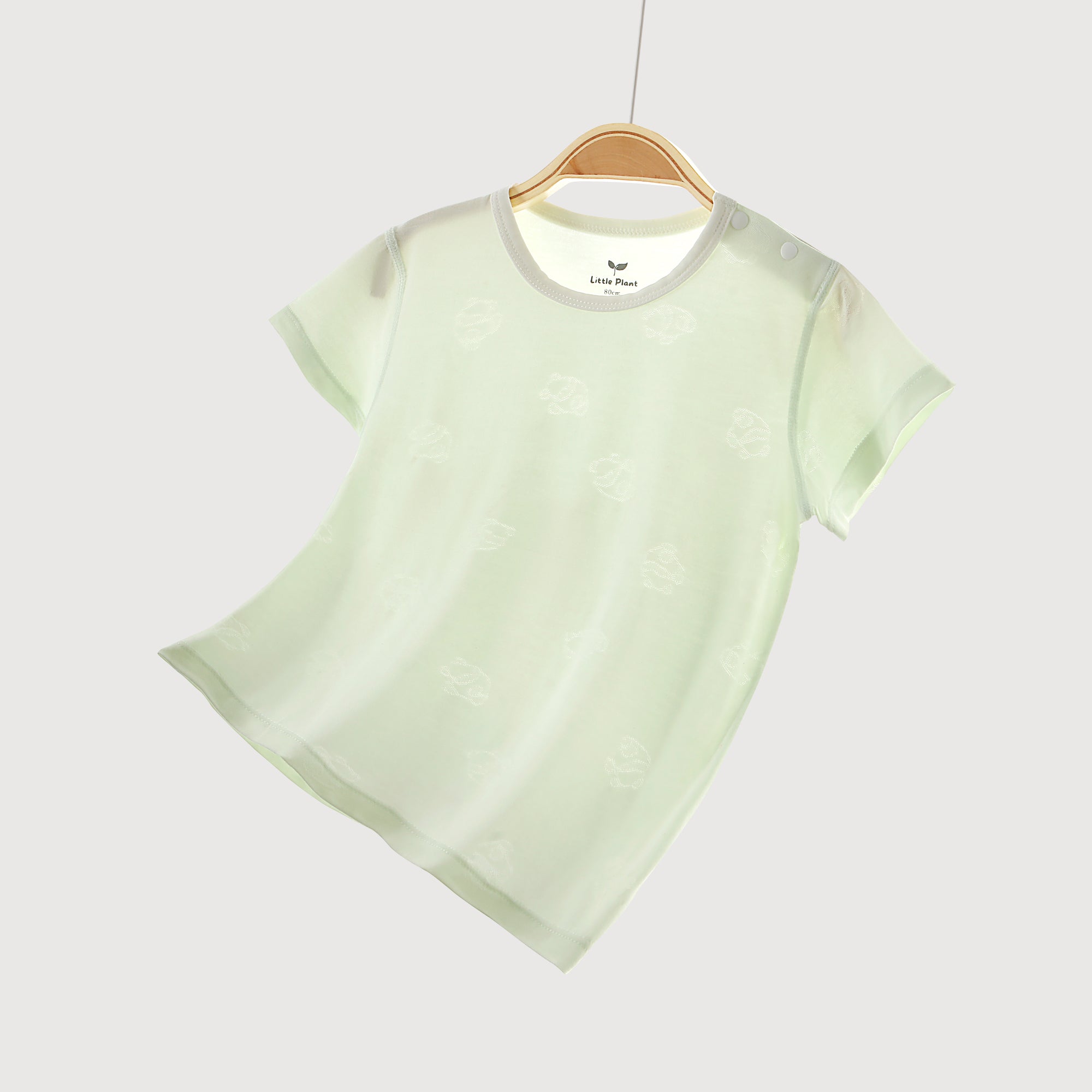 Silky Soft TENCEL Modal Tee - Green Panda