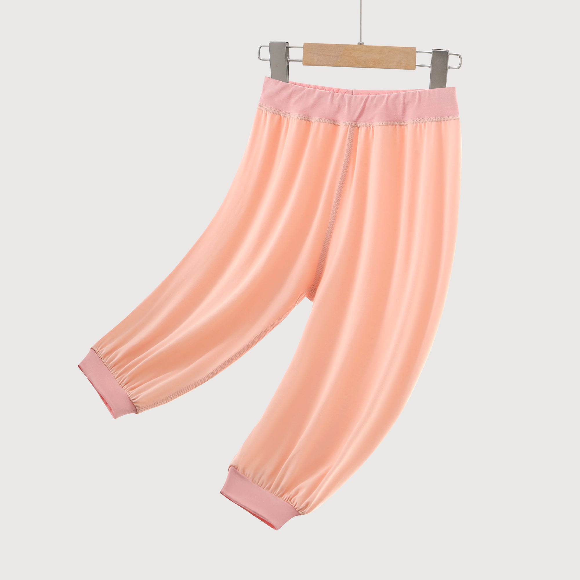 Little Plant Silky Soft TENCEL Modal Mid-Rise Long Pant - Pink