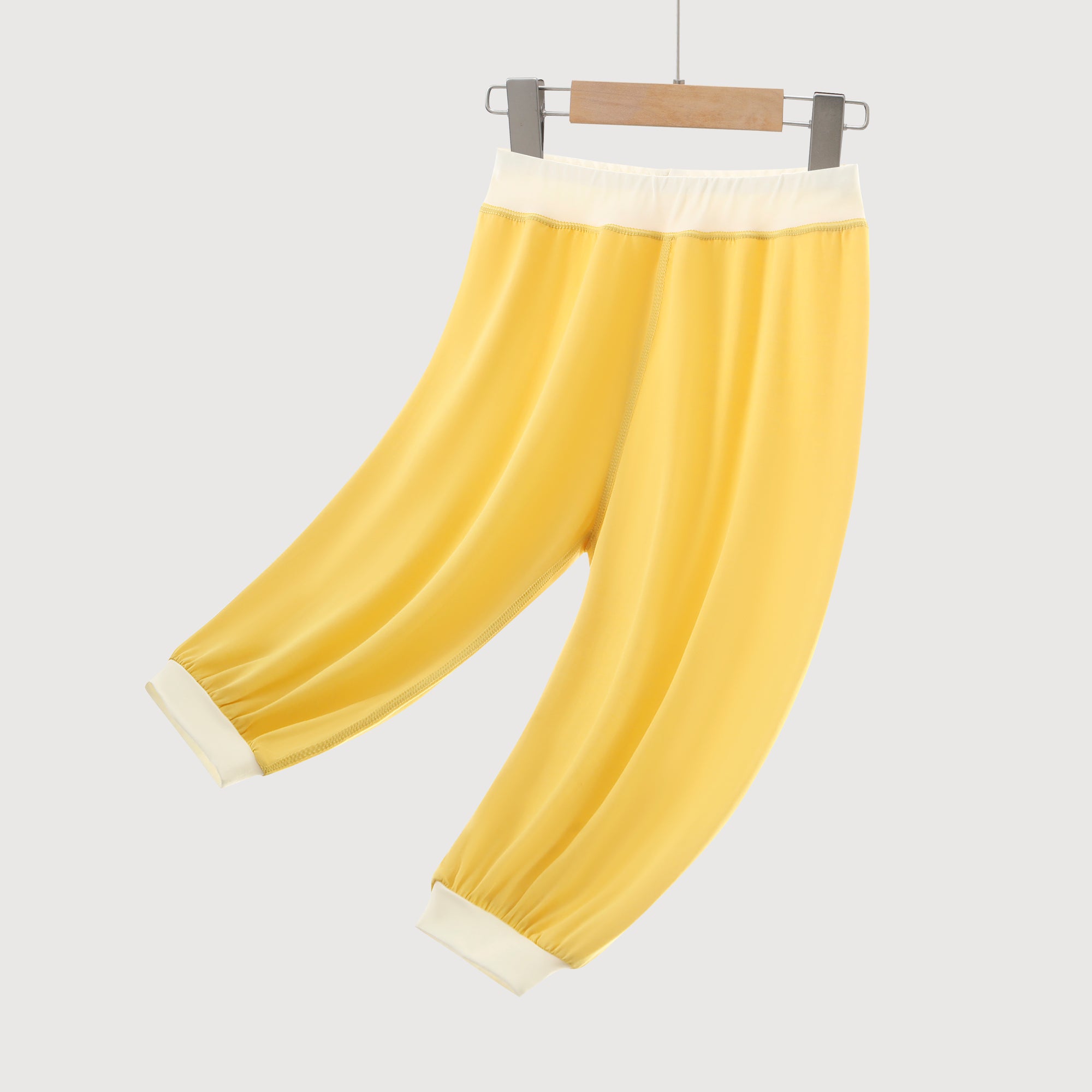 Little Plant Silky Soft TENCEL Modal Mid-Rise Long Pant - Yellow