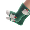 Toddler Boys' & Girls' 4pk Christmas Non Slip Grip Socks