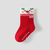 Toddler Boys' & Girls' 4pk Christmas Non Slip Grip Socks