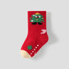 Toddler Boys' & Girls' 4pk Christmas Non Slip Grip Socks