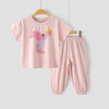 Girls' 2-Pack Short Sleeve TENCEL™ Modal T-Shirts - Pink & White
