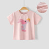 Girls' 2-Pack Short Sleeve TENCEL™ Modal T-Shirts - Pink & White