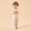 1.0 TOG Super Soft Organic Cotton 2-Way Zip Sleep & Play Pajama - Beige