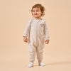 2.0 TOG Super Soft Organic Cotton 2-Way Zip Sleep & Play Pajama - Light Grey