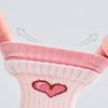 Toddler Girls' 8pk Heart Long-Staple Cotton Crew Socks