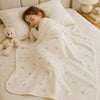 Baby Soft Pima Cotton Throw Blanket 36x48 in- Flower