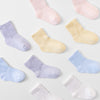 Toddler Girls' 9pk Non Slip Cotton Grip Socks