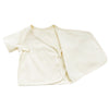 Super Soft Pima Cotton Side-snap Tee - Beige - back view