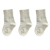 Super Soft Thick Organic Color Cotton Socks (3 Pack) - back view