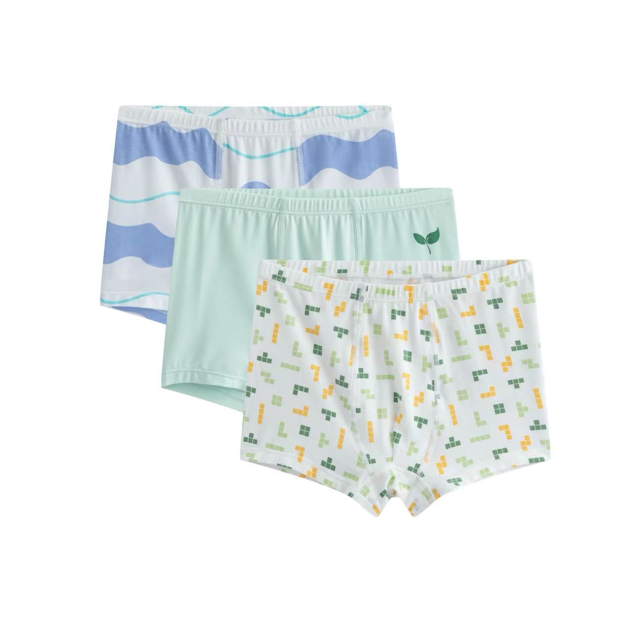 Boys' Boxer Brief Super Soft TENCEL Modal Underwear (3 Pack)