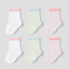 Kids Toddler Non Slip Cotton Grip Socks （6 Pack）
