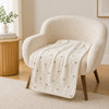 Baby Toddler Soft Pima Cotton Throw Blanket 36x48 in- Flower