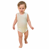 Silky Soft TENCEL Modal Jacquard Tank Bodysuit - Green Panda