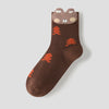 Boys' 6pk Cute Animal Cotton Crew Socks, Toddler & Kids