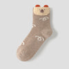 Boys' 6pk Cute Animal Cotton Crew Socks, Toddler & Kids