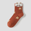 Girls' 6pk Cute Animal Cotton Crew Socks, Toddler & Kids