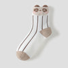 Girls' 6pk Cute Animal Cotton Crew Socks, Toddler & Kids
