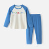 Boys' 2pc Long Sleeve Thermal Pajama Set - Blue