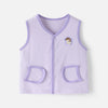Girls' Soft Lightweight Fleece Vest Top - Purple