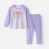 Girls' 2pc Long Sleeve Thermal Pajama Set - Purple