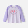 Girls' 2pc long Sleeve T-Shirt - Purple