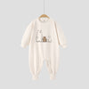 Super Soft TENCEL Modal & Organic Cotton Footie Crotch Zipper Pajama - Three Bear