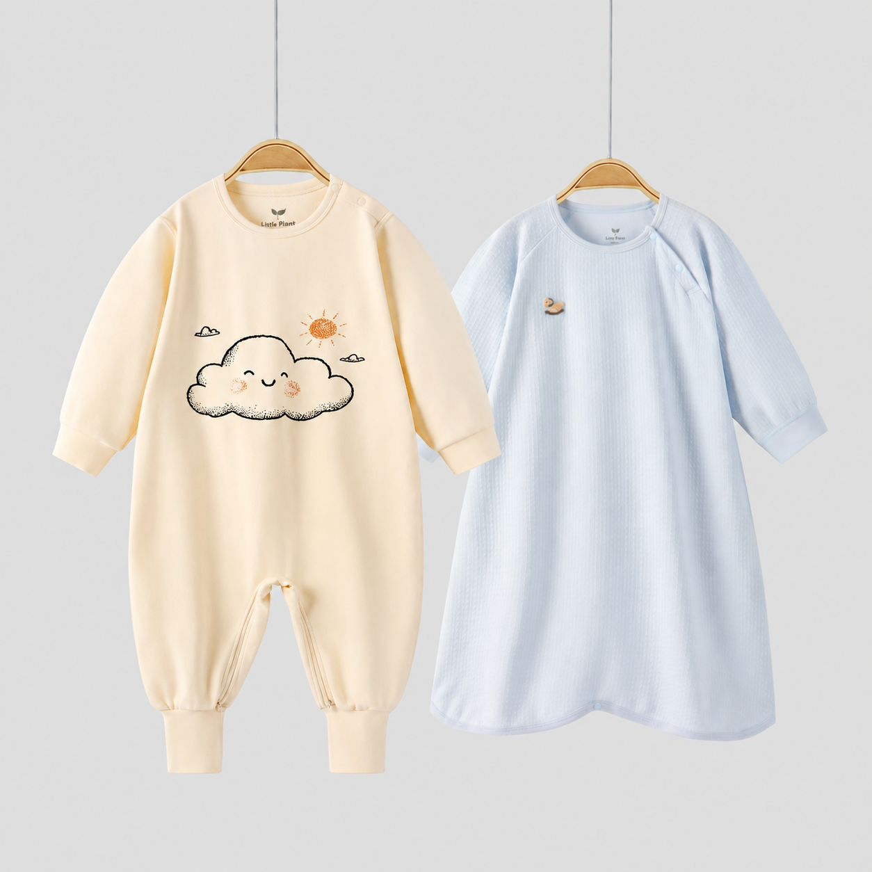 Toddler Boys' 2pc Zip-Up Footie Pajama & Robe Set