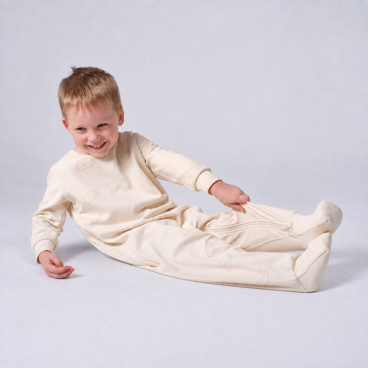 Toddler Boys' TENCEL™ Modal & Organic Cotton 2.0T Romper - Beige
