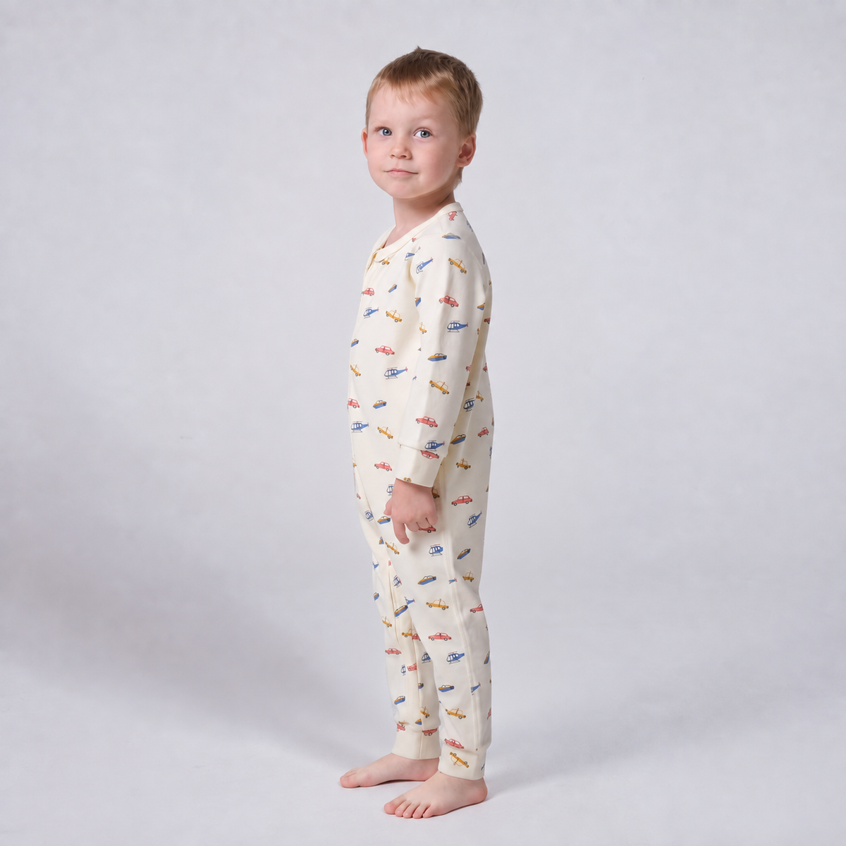 Toddler Boys' TENCEL™ Modal & Organic Cotton 1.0T YKK Zip Pajama