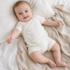 Baby Super Soft Pima Cotton Side-snap Tee - White