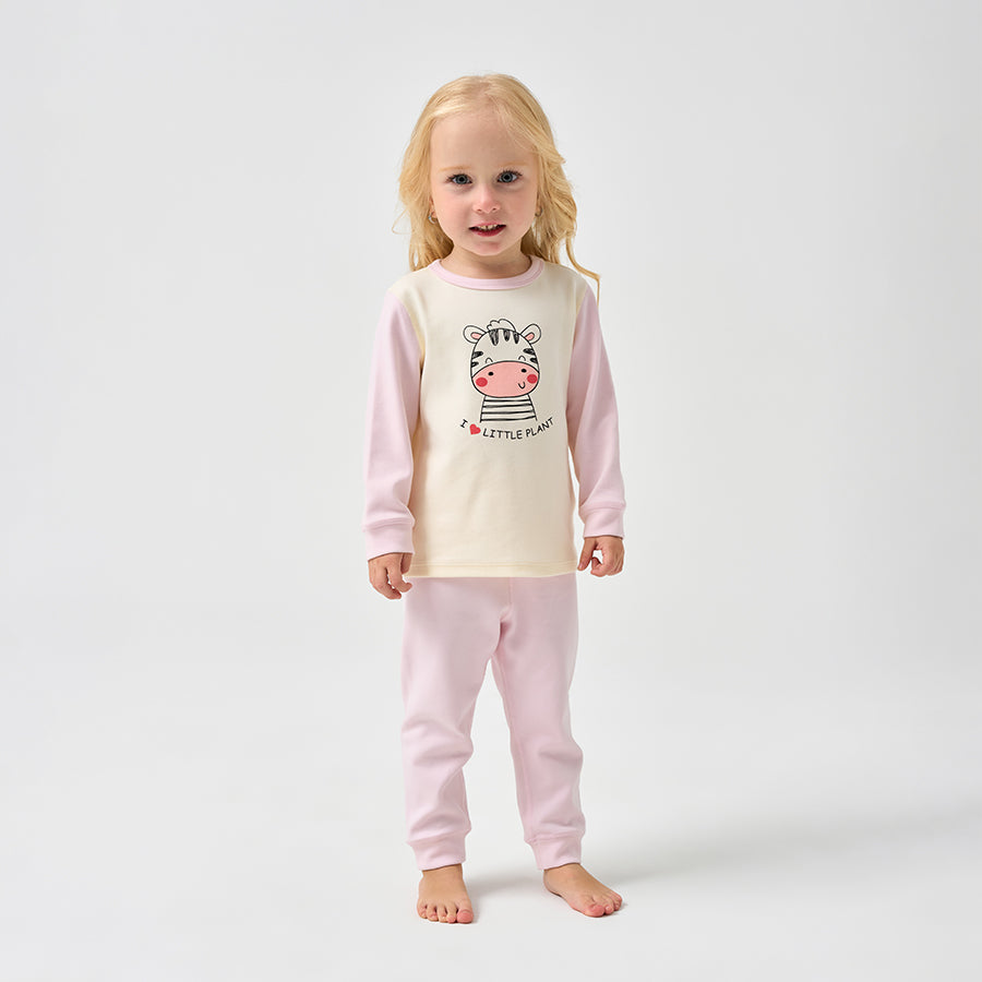 Super Soft TENCEL Modal & Organic Cotton Pajama - Little Zebra - back view