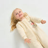 1.0T Super Soft Footie Two-way Zipper Padded Pajama - Little Zebra - alternate view