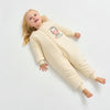 1.0T Super Soft Footie Two-way Zipper Padded Pajama - Little Zebra - view 7