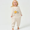 Double Layer Super Soft TENCEL Modal & Organic Cotton Footie Crotch Zipper Pajama - Star&Cloud