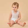 Little Plant Kids Modal Tank Top Soft Breathable Summer Lightweight Tee - close-up view