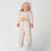 Double Layer Super Soft TENCEL Modal & Organic Cotton Footie Crotch Zipper Pajama - Star&Cloud - view 7