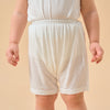 Silky Soft TENCEL Modal Jacquard Short Pant - White Panda