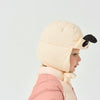 Kids Panda White Duck Down Winter Hat - view 7