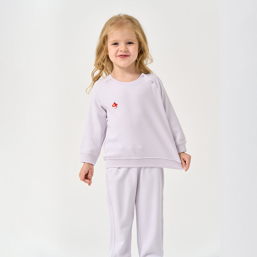 Super Soft TENCEL Modal Pullover - Light Purple - back view