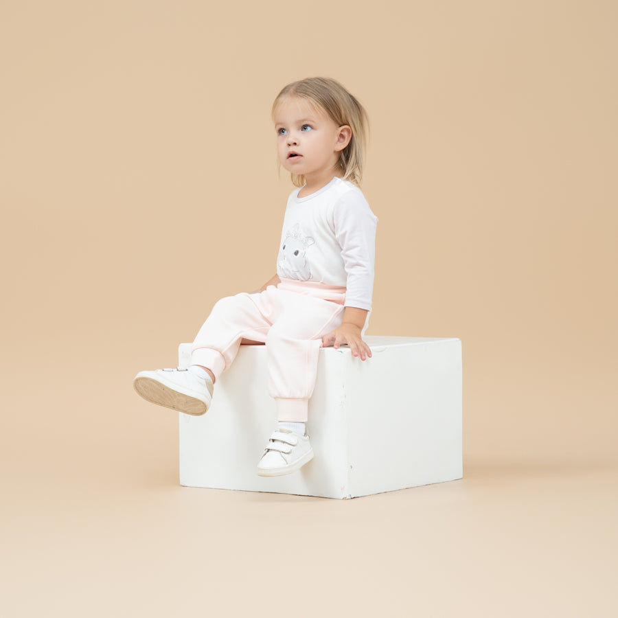 Super Soft TENCEL Modal Joggers - Pink - close-up view