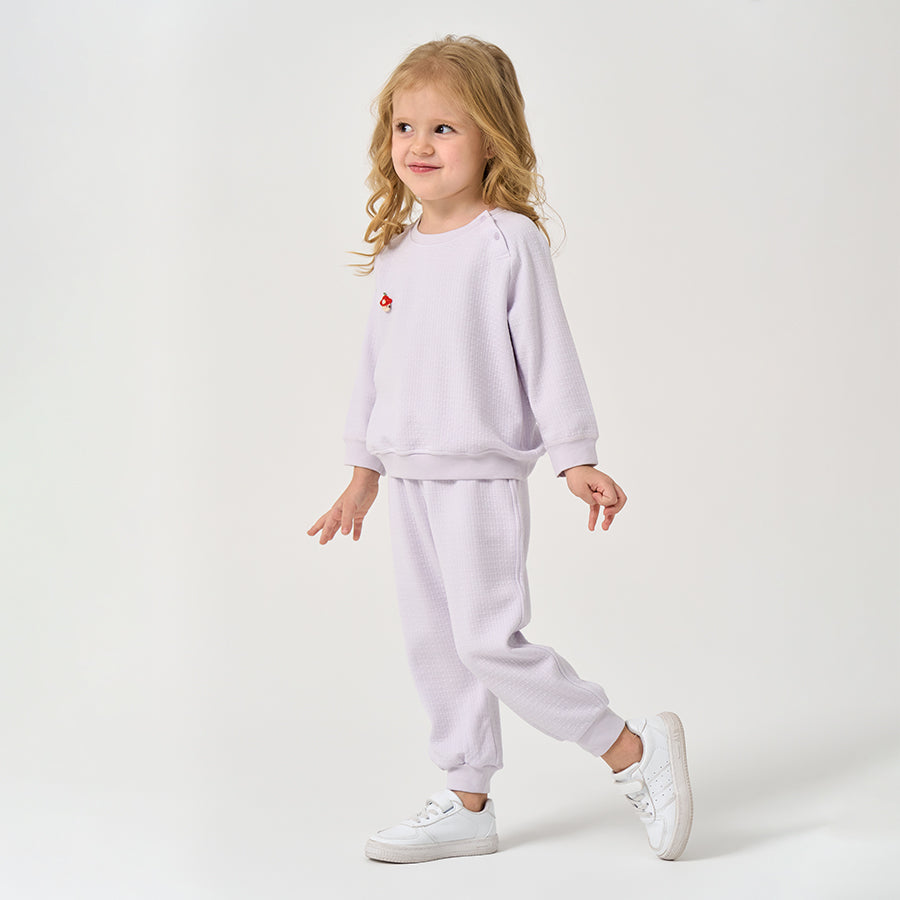 Super Soft TENCEL Modal Jogger - Light Purple - close-up view